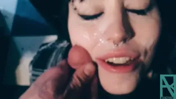 POV Facial for Hot Goth Girl