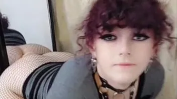 Goth Femboy Anal and Cum Compilation
