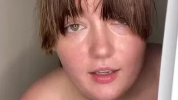 Goth Brunette Hazel Squirts Riding a Dildo in the Shower