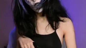 Insane Clown Girl Solo Pussy Play