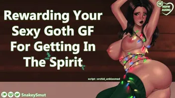 Needy Goth Girlfriend Begs for Rough Breeding Sex