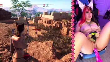 Big Titty Goth Girl Rides Fuck Machine