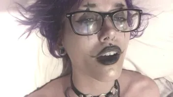 Big Titty Goth Girl Creampie and Vibrator Orgasm
