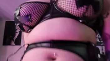 Thick Goth BBW Neighbor Rides You