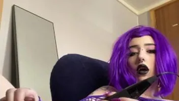 Big Titty Goth Milf Railed by Fuck Machine