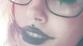 Goth Slut Takes a Hot Creampie Fill