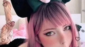 E-Girl Sucks Cock in Kuromi Pajamas