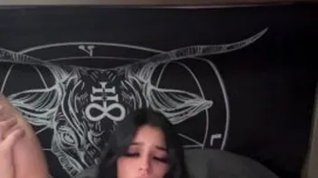 Goth Romanian Babe Makes Creamy Mess With Toy