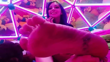 Goth Boots and Sweaty Socks Foot Worship