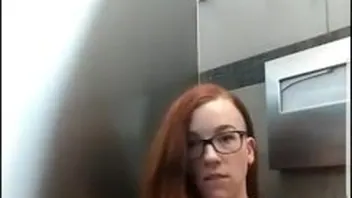 Lily O'Riley Alt Girl Airport Bathroom Wank