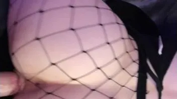 Pale Goth Babe Creamed at IHOP in POV