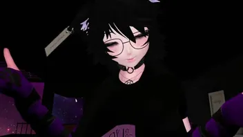 Goth Stranger VR Blowjob and Fuck at Party